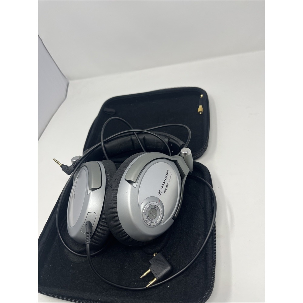 Sennheiser PXC 450 Wired Over The Ear Headphones Noise-Cancelling with Case